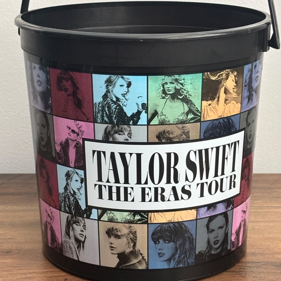 TAYLOR SWIFT The Eras Tour Movie AMC Collectible Large Popcorn Bucket w/ handle - Picture 4 of 8
